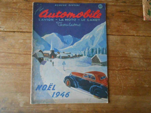 Ancien Magazine Science Et Vie N°348 - 1946, Couverture Voiture De Course