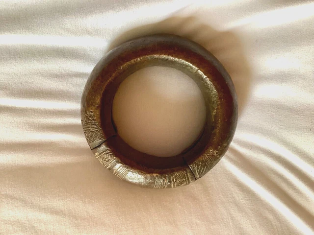 Bracelet Bronze Peul - Esclave - 386 Grammes - Bijou Ancien Niger Mali Afrique