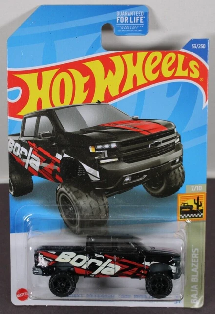 Hot Wheels 19 Chevy Silverado Trail Boss LT – HW Hot Trucks 10/10 – Maßstab 1:64, Rote Lackierung – Sammlerstück Für Truck-Fans