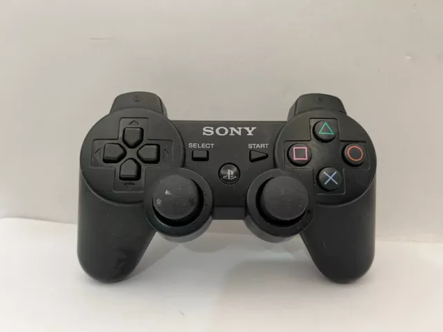 Genuine Sony PS3 Playstation 3 Wireless Controller Black  - WORKING