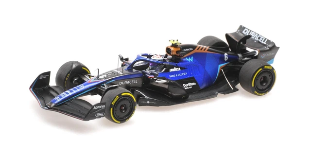 Miniature F1 Williams FW44 #6 – Nicholas Latifi 2022, échelle 1:43 (SpeedGear, Neuf)