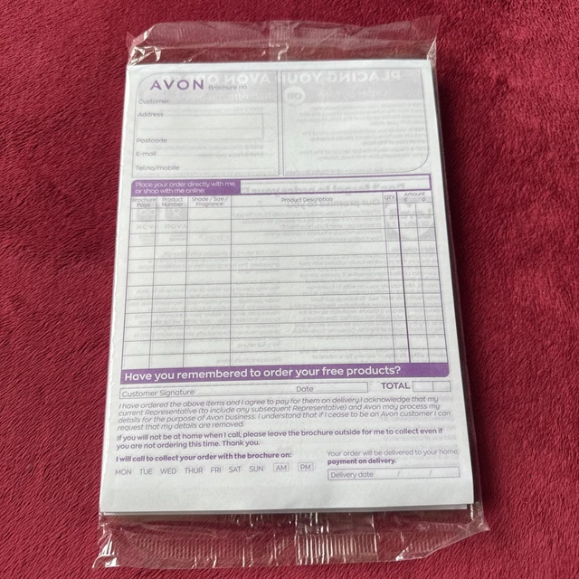avon-order-forms-50-purple-customer-forms-sealed-representative-rep-supplies-2-70-picclick-uk for Free Printable Avon Order Form AVON ORDER FORMS 50 Purple Customer Forms Sealed Representative Rep Supplies £2.70 - PicClick UK for Free Printable Avon Order Form