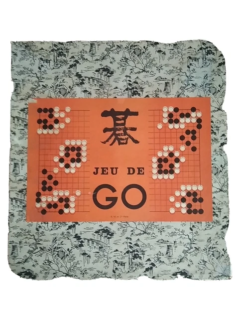 Jeu De Go Ancien – Plateau Bois Complet – Roger J. Girault – Années 1950