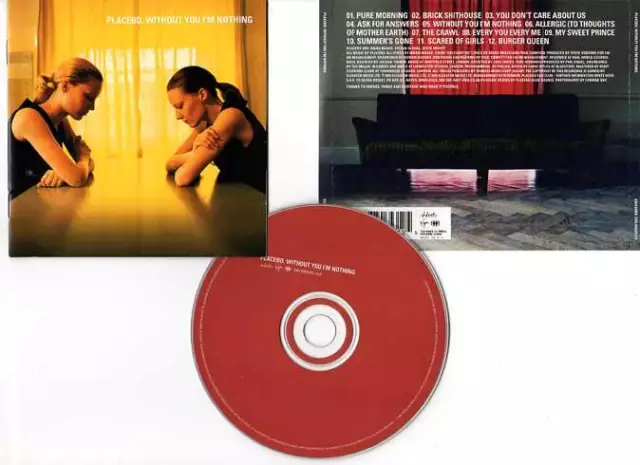 PLACEBO "Without You I'm Nothing" (CD) 1998