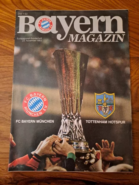 Bayern München V Tottenham UEFA Cup November 1983