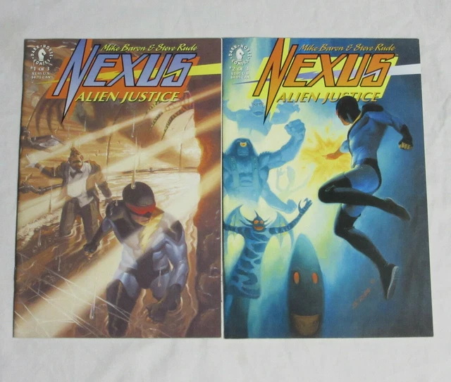 NEXUS: ALIEN JUSTICE #1-2 * First Comics Lot * 1992