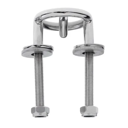 75mm Stainless Steel Water Ski Tube Tow Hook Wakeboard Boat Transom Hardware