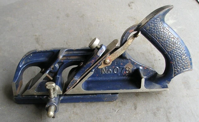 Record No. 078 Rebate Plane.( No Depth Stop)