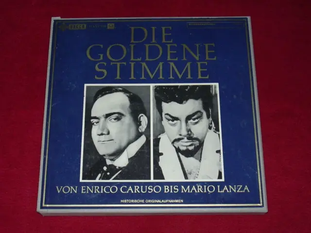 DIE GOLDENE STIMME Caruso-Lanza-Schmidt 6-LP-BOX