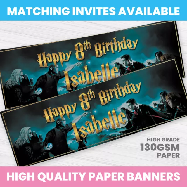 6ft Harry Potter Birthday Banner