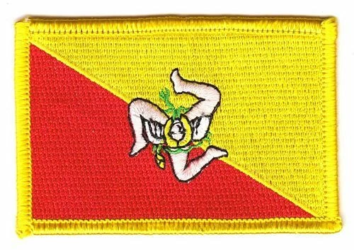Flaggen Aufnäher Patch Sizilien Fahne Flagge