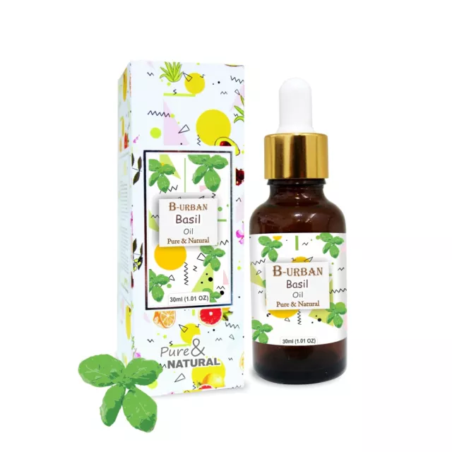 Basil (Ocimum Basilicum) 100% Naturel Huile Essentielle 10ml-5000ml]