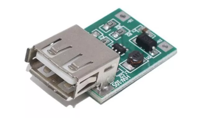 USB Charger Step Up Boost Module DC Converter 0.9V - 5V to 5V 600mA
