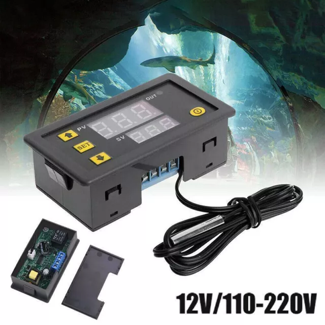 110-220V/12V W3230 Digital Temperature Controller Temp Sensor Thermostat Control