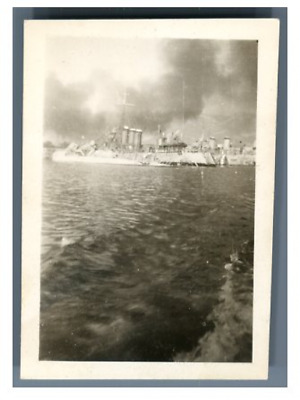 Colorado US Fighting Ships Hudson River navires de combat port old Photo 1923 