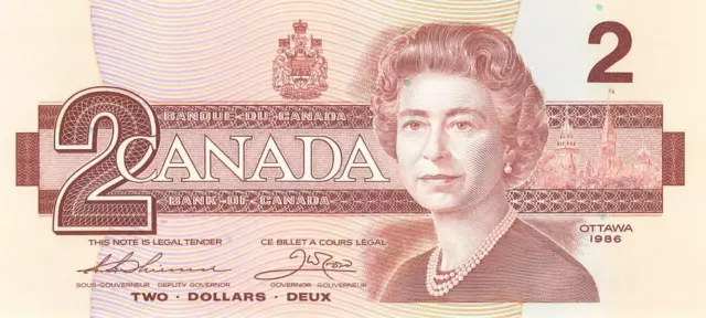 Kanada Canada 2 Dollars 1986 P94b UNC