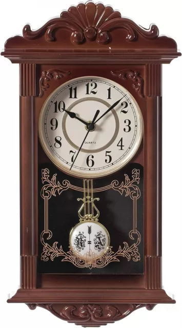 Wall Clock Collection Pendulum and Wood. NEW