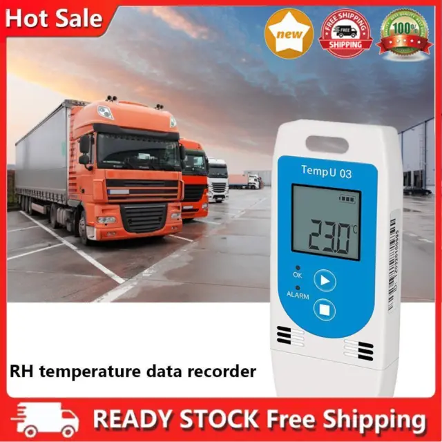 Data Logger RH Registratore di umidità temperatura misuratore con capacità di registrazione 32000