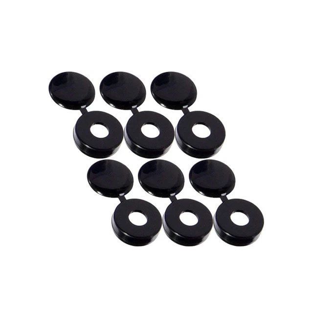 200 Pcs Aufklappbarer Schraubdeckel Abdeckkappe Verschrauben Mutter