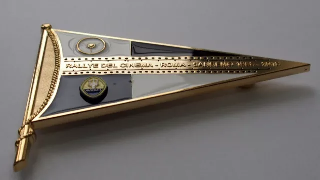 Maserati Classic Rally club grill badge emblem Bora  Spyder Biturbo Quattroporte
