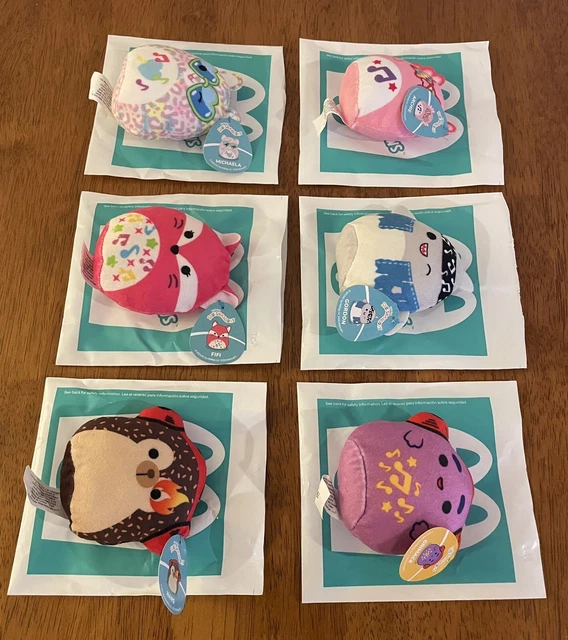 20232024 MCDONALD'S SQUISHMALLOWS Happy Meal Toys Set of Six 6 w