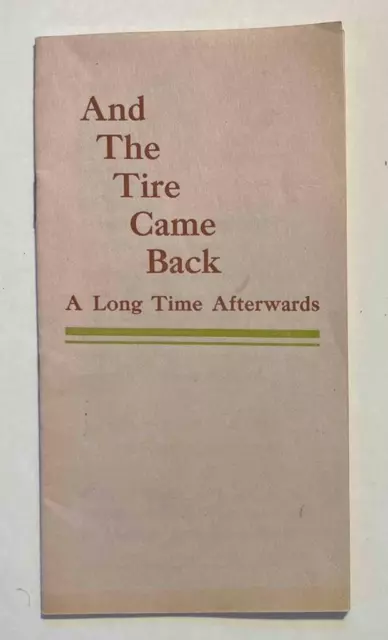 Goodrich Tire Adv Booklet~circa 1907~12pp Testimonials~Fine printing 3x6 inch VG