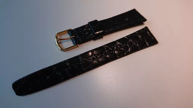 cinturino x orologio, in ecopelle stampa COCCODRILLO, 18mm B7