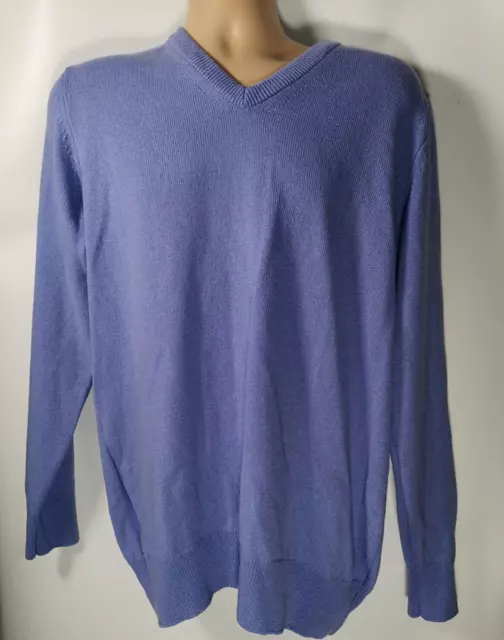GLENMUIR 1891 SIZE Xl Mens Green Lambswool Knit Golf Sweater