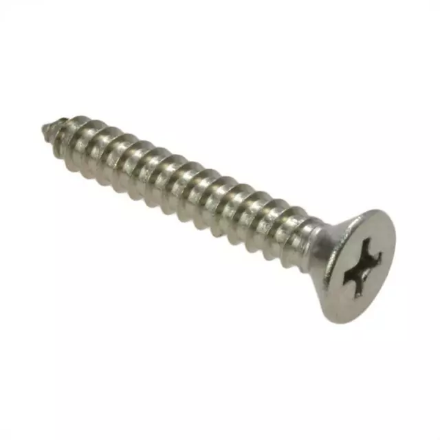 8g (4.2mm) COUNTERSUNK Self Tapping Screw CSK Tapper Stainless