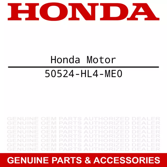 Honda Motor 50524-HL4-ME0 Honda Rubber Bed Stopper Pioneer 1000 SXS1000M3