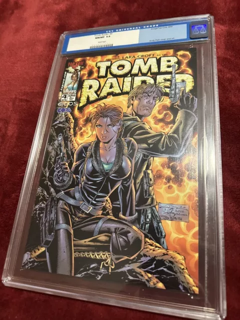 **Tomb Raider# 4 (2000)-One Owner-Cgc Nm/M 9.8-Difficult Book To Find**