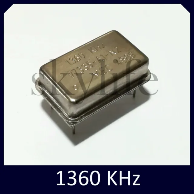Quarzo oscillatore 1360 KHz 4 PIN - 1 pezzo