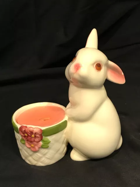 Avon Standing Bunny Candle Holder 1980 Easter