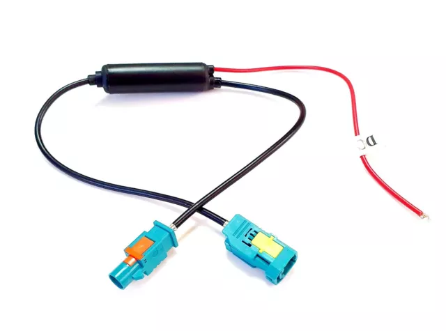 Conector Fakra De Buje Booster Coche Radio Amplificador Señal para VW Golf Jetta