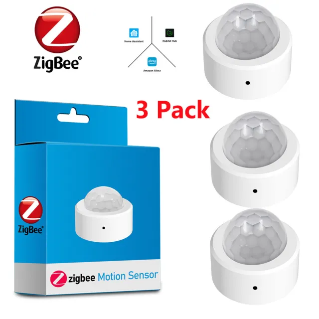 Zigbee Wireless Motion Sensor Detector for Alexa Smart Home Assistant Hubitat