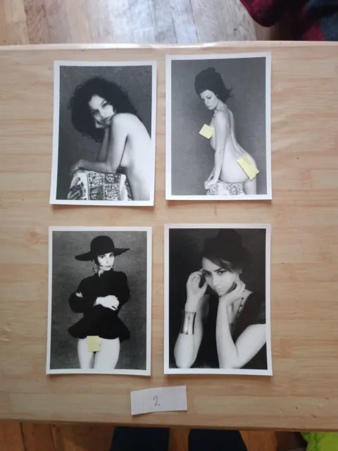 Lot De 4 Photos  argentique nu femme  format 13X18cm circa 1980, Nu Artistique