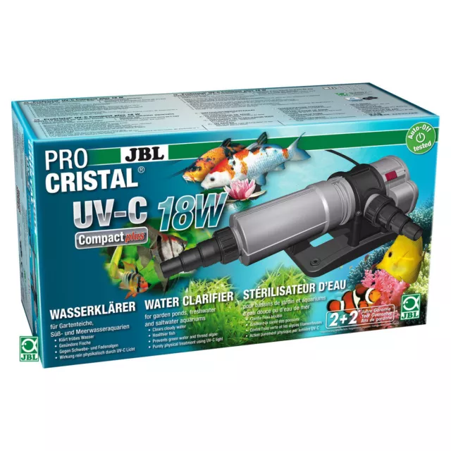 JBL Procristal Uv-C Compact Plus 18 W pour Aquariums, Nouveau