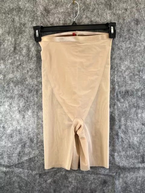 SPANX HIDE & SLEEK MID THIGH SLIMPROVED SHORT SHAPER #2508 NUDE SMALL NEW  $68