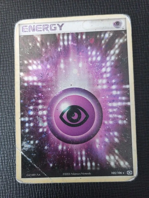 Carte Pokemon Energie Energy Psy Holo Ex Émeraude 105/106 Vf Français