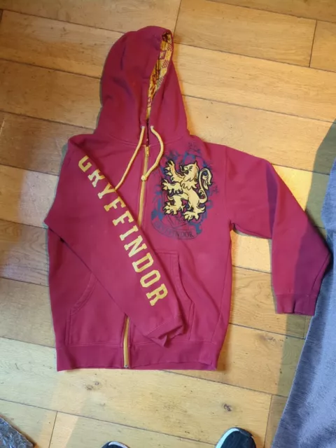 Felpa con cappuccio ufficiale Harry Potter Grifondoro bambini età 10-14 anni