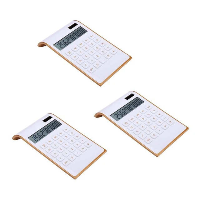 3X Calculatrice,  élégant et Mince, électronique de Bureau / Domestique, Ca7322