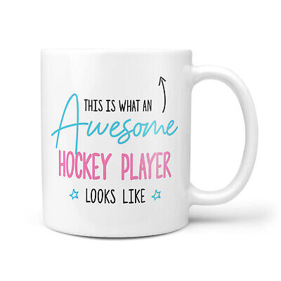 This Is What An Awesome HOCKEY PLAYER Looks Like Hockey Gifts Gift Mug