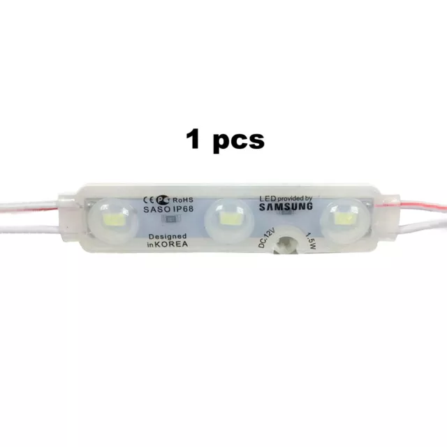 100x 5730 3LEDs 1.5W LED Module Light Injection Advertising Sign IP68 Waterproof 2