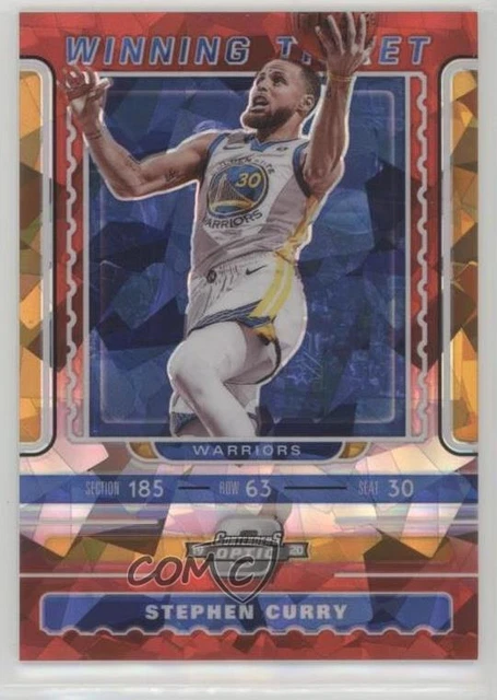 2019 Panini Contenders Optic Winning Tickets Red Cracked Ice Prizm Stephen Curry
