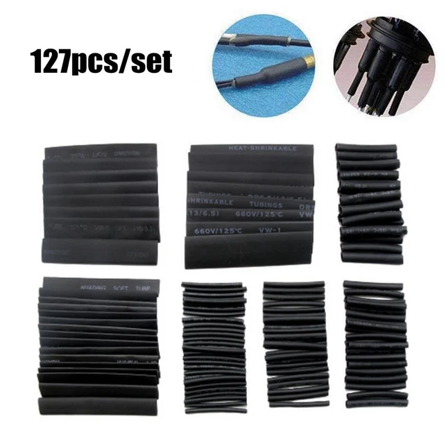 Hobbyist's Essential 127 pz kit manicotto tubo termoretraibile per filo/cavo