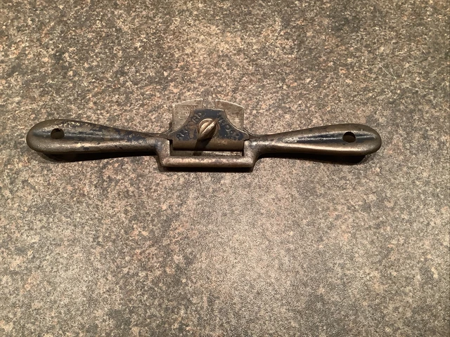Vintage record no 63 curved bottom steel spokeshave.