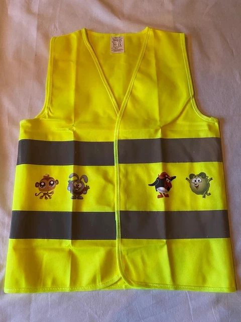Childrens Safety Reflective Vest High Visibility Hi Vis Outdoor with Application