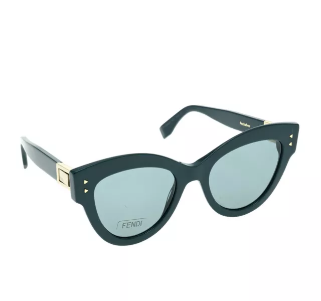 FENDI Women's Peekaboo Green 52mm Cat Eye Sunglasses S3923 3