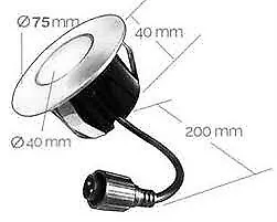 Easy Connect LED Einbaustrahler Rund  7,5 cm 2 W 65436/ 3700298513936