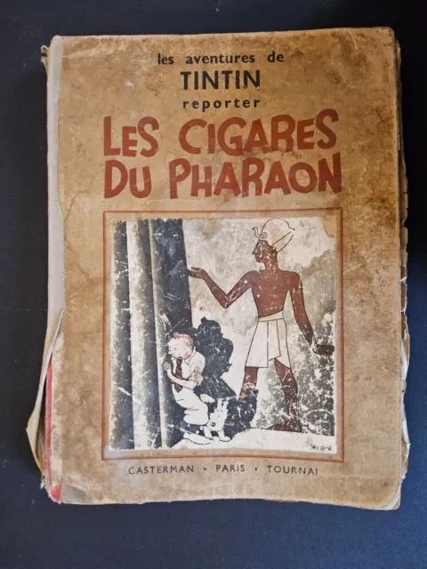 Tintin - Les Cigares Du Pharaon - A6 - Noir et Blanc - 1938